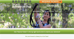 Desktop Screenshot of heritageadventurepark.org