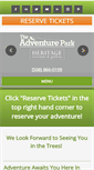 Mobile Screenshot of heritageadventurepark.org